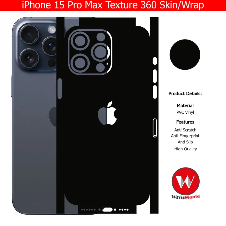 iPhone%2015%20Pro%20Max%20Skin/Wrap%20360%20Protection%20Sheet/%20Carbon%20fiber/%20Matte/%20Transparent/%20Lamination%20Back%20And%20Sides%20Included%20Camera%20Skin%20-%20Image%205