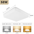 Surface Mounted LED Ceiling Lights Square 220V Ultra Thin Ceiling Lamp 20W 30W 40W 50W 220V Warm White Cold White Nature White Panel Light For Kitchen Home Room Indoor Light. 