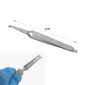 High Quality Professional Stainless Steel Dental Direct Bracket Holder Orthodontic Bonding Serrated Instruments Tweezers. 