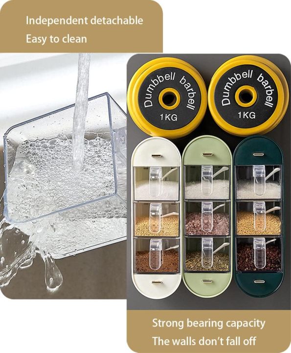 Wall-Mounted%20Spice%20Organizer,5-Layer%20Clear%20Acrylic%20Spice%20Shelf%20Storage%20Holder,Punch-Free%20Wall%20Mounted%20Spice%20Box%20Non-Punching%20Seasoning%20Rack%20Organizer%20-%20Image%203