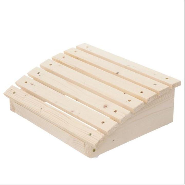 Wooden Comfort Foot Rest Under Office Desk Home Foot Relax Pain Relief Relaxing