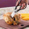 Multi Function Kitchen Shears Sharp Bone Cutter Stainless Steel Kitchen Scissor Color May Vary. 