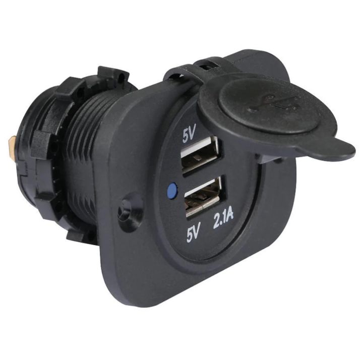 Universal%20Dual%20USB%20Car%20Charger%20Panel%20%E2%80%93%20In-Dash%20Flush%20Mount%20for%20Jeep,%20Truck,%20RV,%20Boat%20%7C%202%20USB%20Ports%20(2.1A%20+%201.2A)%20%7C%2012V/24V%20Power%20Socket%20Adapter%20-%20Image%205