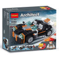Architect DIY Building Blocks Super Car - 36 in 1 Models JiSi Bricks 3122 Building Bricks for Kid 256+ Pcs. 