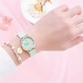 Women Children Watch Quartz Watches 2pcs Set Clocks For Girls Clock WristWatch Women Watches Colorful Relogio Feminino. 