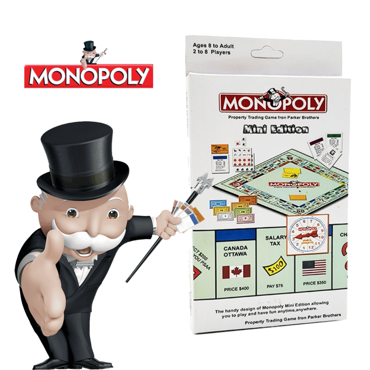 Mini Edition Monopoly board game For kids & Adult Board Game for Kids Monopoly Special Editions.