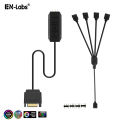 Rgb Controller Splitter Cable Converter Sata 12v 4-Pin Aura 5v 3pin Argb 3 Button Led 2 3 4 5 Hub Adapter For Strip Lamp. 