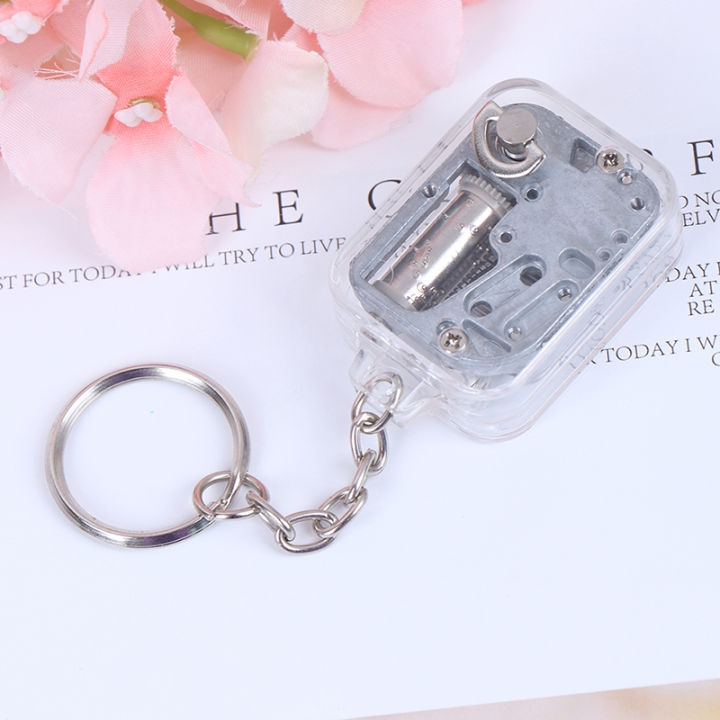 【Pocket king VOX 】1Pc Music Box DIY Mechanical Music Boxes Keychain