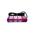 Multi Plug Extension - 3 Power & 6 Normal Sockets. 