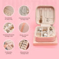 Jewellery Box For Girls | Jewellery Organizer with Zipper In Low Price | Ear Rings & Necklace & Bracelets Holder | Small Jewelry Box Vanity Hanger Stand Velvet. 