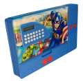Avengers Jumbo Geometry Box for Boys – Built-in Calculator + Free Color Pencil Box | Kids Stationery Gift Set | Galaxy Bazaar. 