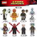 Compatible with Lego Super Hero Spider-Man Series Mysterious Guest Scorpion King Spider Gwin Sea King Puzzle Assembling Building Blocks. 
