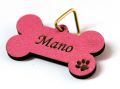 Wooden Bone Shape Is For Dogs & Cats. 
