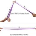 1.5m Elastic Yoga Pilates Rubber Stretch Resistance Exercise Fitness Band Belt. 