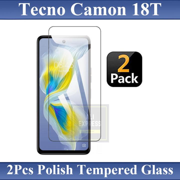 Tecno Camon 18T Tempered Glass Screen Protector For Tecno Camon 18T - 2Pcs