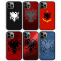Albania Albanians Flag Phone Case Back Cover for iPhone 13 11 12 Pro Max mini XS XR X 8 Plus 7 SE 2020 6S 5S Coque Shell. 