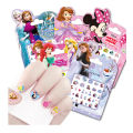 Children's Manicure Frozen Elsa Nail Sticker Sticker Non-Toxic Odorless Girl Cartoon Sticker Toy. 