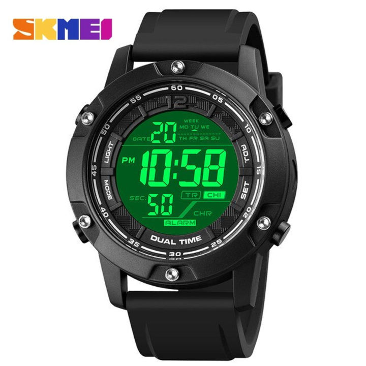 SKMEI Luxury Brand Sports Fashion Stopwatch Countdown Waterproof Wrist Watch For Men & Boys Best For Gift -1762
