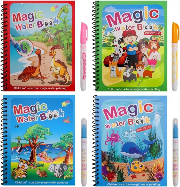 Magic%20Water%20Book%20Painting%20Drawing%20Coloring%20Board%20Book%20Doodle%20&%20Magic%20Water%20Pen%20-%20Image%207