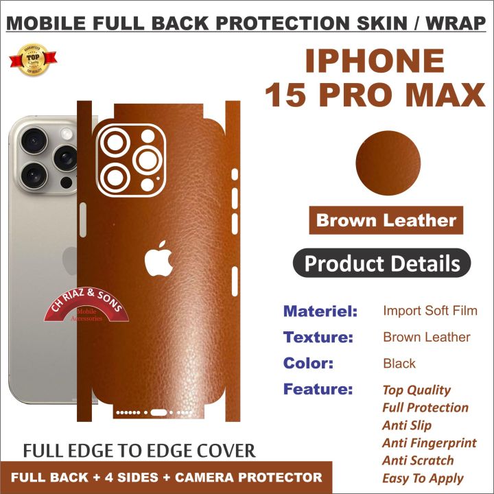 APPLE%20IPHONE%2015%20PRO%20MAX%20FULL%20BACK%20360%20premium%20Protection%20Skin%20Wrap%20full%20cover%20Premium%20Quality%20-%20Image%203