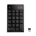 Wireless numeric keypad 22-key with ESC calculator TAB = function key wireless keyboard. 
