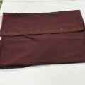LADIES SUMMER SHAWL PURE FARMAL STAFF ONE SIDE STONE DESIGN COLOUR (MAHROON). 