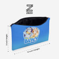 Bluey Pencil Pouch - Geometry Box For Girls & Boys | Washable, High-Quality Multi-purpose Stationery Bluey Pencil Box By Zezo. 