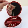 Jewellery & Multi-Purpose Storage Box with Mirror | Heart, Circle & Square Design Multi-Purpose Organizer | 3 Shape Designs. 