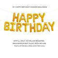 Happy Birthday Black and golden Theme Set '1 Happy Birthday Foil Balloons'1 silver curtain and'30Pcs Shining Balloons Theme Set. 