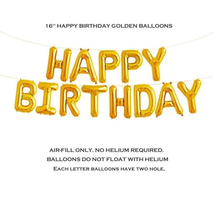 Happy%20Birthday%20Black%20and%20golden%20Theme%20Set%20'1%20Happy%20Birthday%20Foil%20Balloons'1%20silver%20curtain%20and'30Pcs%20Shining%20Balloons%20Theme%20Set%20-%20Image%204