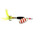 6PCS Fishing Lure Spinners Spinnerbait Kit Metal Spinner Baits Kit with Rooster Tail Treble Hook Bass Trout Fishing Lures Lot. 