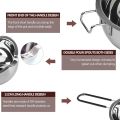 2-Pack Stainless Steel Double Boiler, at-Resistant Handle for Chocolate, er, Cese, Caramel and Candy- Steel Melting Pot, 2 Cup Capacity, Universal Pad. 