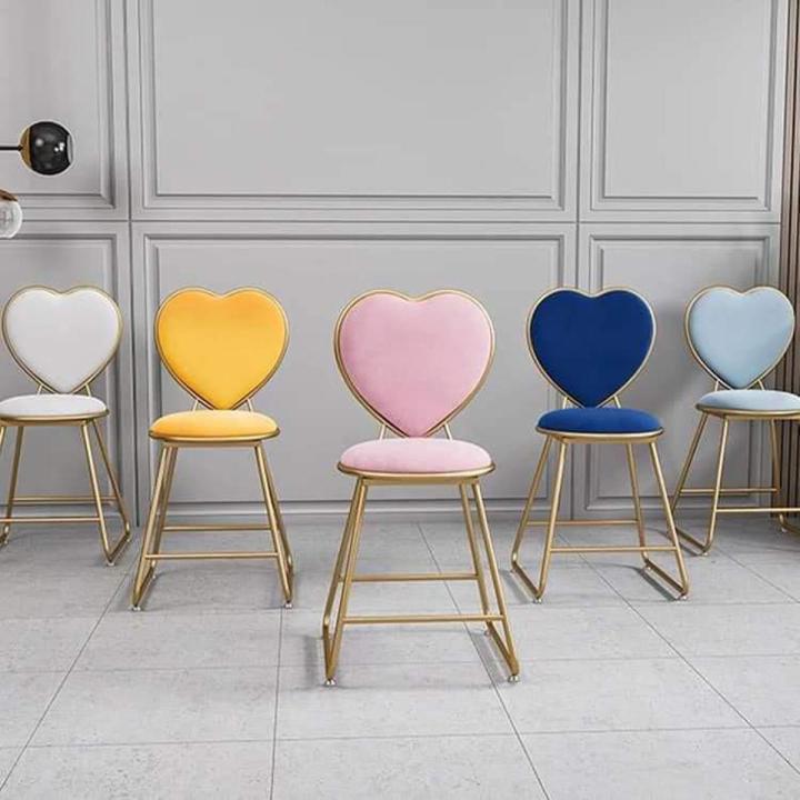 Heart Chair Comfortable and beautiful-Wrought Iron-Dining Chair-Room Chair-Metal