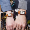 New net celebrity versatile set diamond square watch wholesale Simple fashion belt quartz male and female couple watches. 