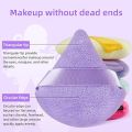 Powder Puff Face Soft Triangle Makeup Velour Puff, Beauty Sponge for Loose Powder and Cosmetic Foundation, Blender Makeup Tool Multicolor, alentines Day Gifts Face Soft Triangle Makeup Puff Velour Makeup Sponge for Loose Powder. 