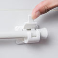 No Drill Curtain Rod Easy Install Self Adhesive Telescopic Curtain Rod for Bedroom Kitchen Anti-slip Anti-rust Holders No Drilling Needed Adhesive Curtain Rod Bracket. 