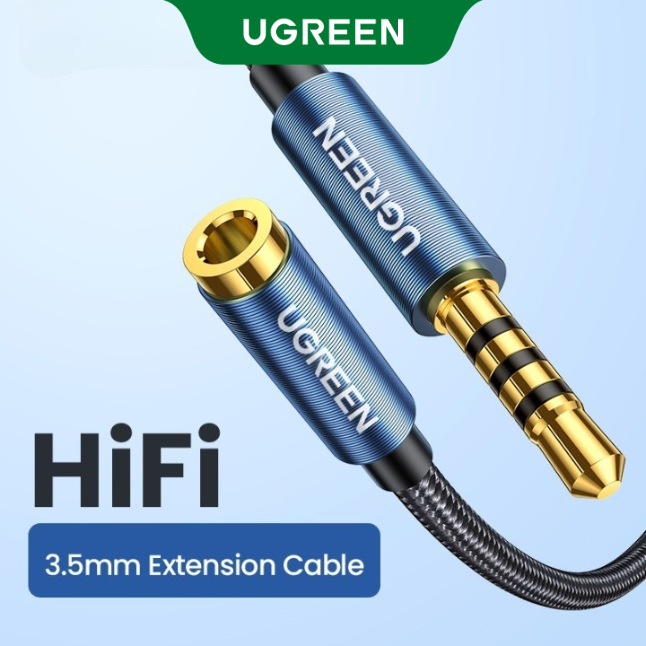 Ugreen Jack 3.5 mm Audio Extension Cable for Huawei P20 lite Stereo 3.5mm Jack Aux Cable for Headphones Xiaomi Redmi 5 plus PC Computer iPod