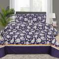 King Size Bedsheet Mix Cotton Stuff Dani-24 by HANIA TEXTILE. 