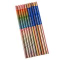 2 Pcs Colorful Pencil Rainbow Color Lead Pencil 4 Mixed Colors Multicolor Student DIY Graffiti Drawing Pencil For Children Kids. 