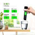 TDS Meter, 3-in-1 TDS, EC & Temperature Meter, Accurate & Reliable PPM Meter, Digital Water Testing Kits for Drinking Water Quality, Tap, Well, Swimming Pool, Aquarium, RO/DI System, Hydroponics. 