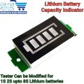 1-8S 1S/2S/3S/4S Single 3.7V Lithium Battery Capacity Indicator Module 4.2V Display Electric Vehicle Battery Power Tester Li-ion. 