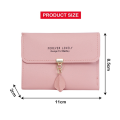 Forever Memory Leaf Charm Mini Wallet for Women and Girls. 
