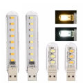Laptop For Power Bank 5V Power 3LEDs Mini USB light 8LEDs USB Night light USB LED Lights Reading Book Lamp Book Light. 