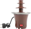 Chocolate Fondue Fountain, 3 Tiers Mini Electric Chocoalte Melting Machine Chocolate Fountain. 