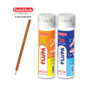 Goldfish Flupa 24 Colour Full Size Plastic Can Pencils (01 Can). 