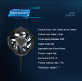 AL01 Mobile Cooling Radiator Game Cooler System Cooling Fan - For PUBG Gamepad Trigger Accessories Gaming Case - Heat Sink Gaming Cooler Fan - Portable Type-C USB Powered RGB Lights Fan. 