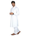 Peter Sham Signature Wash&Wear Off White Shalwar Kameez For Men. 