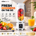 Portable Electric Juice Blender – Rechargeable Mini Fruit & Smoothie Maker. 