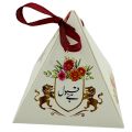 Pyramid Design Bidh Box - 3.4 Inch Height By 3.1 Inch Width Favor Boxes Multicolor Unisex Pack Of 50. 