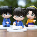 Anime Conan Handmade Cute Thief Kidd Xiaolan Show One An Room Transparent Doll Desktop Decoration Ornament. 